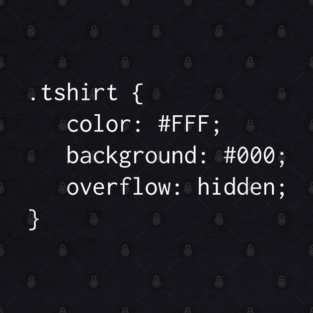 CSS Class Coding Humor Black by creativecurly